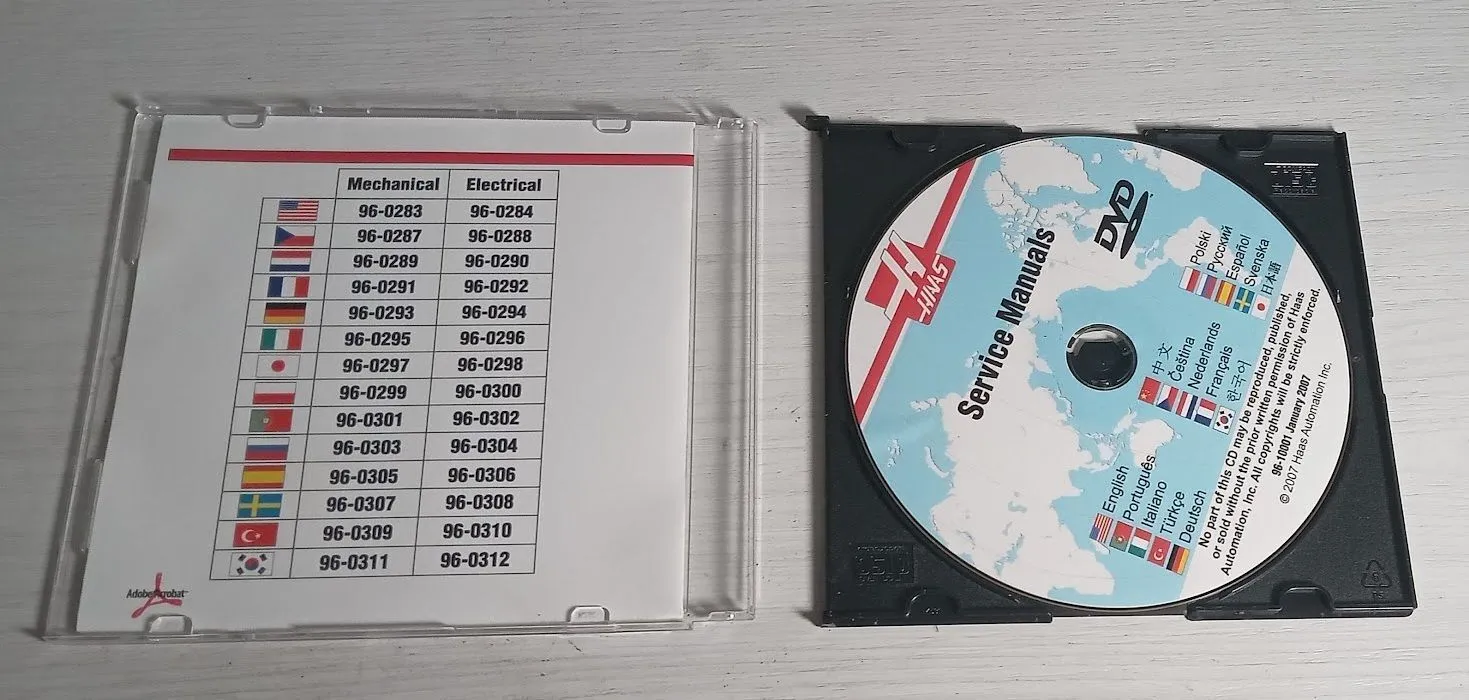 USED HAAS Service Manuals