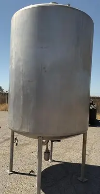 Tank, 850 Gallon, Stainless Steel, Jacketed, Agitated, CE Howard - #S745268