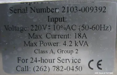 Used LEPEL CS 200SS Cappers Tamper Evident - Induction Sealers Illinois US | Aaron Equipment #1130449