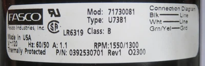 Used FASCO _UNKNOWN_ A.C. Motors Texas US | OCO Industrial #1688313
