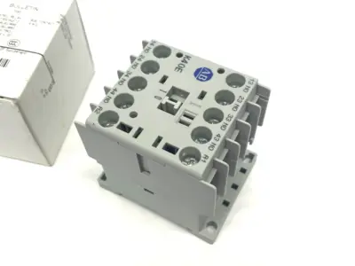 New | in-Stock Allen-Bradley Ser. B Miniature Contactor IEC Control Relay 4 N.O. Relays & Switches Michigan US | Maverick Industrial Sales #1391118