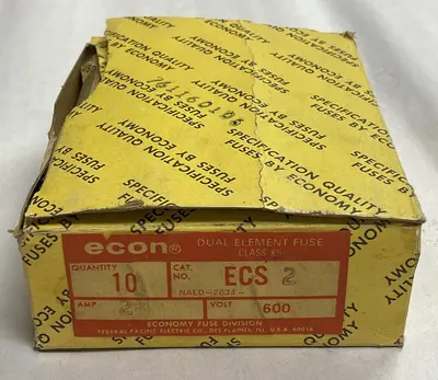 New | in-Stock ECON ECON ECS2 Miscellaneous Equipment (Electrical & Power) | Surplus Asset Holdings #1189548