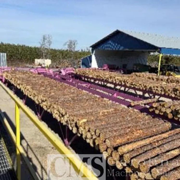 Used COMPLETE OPERATION POST PEELING PLANT Sawmill Material Handling North Carolina US | CAROLINA MACHINERY SALES #789222