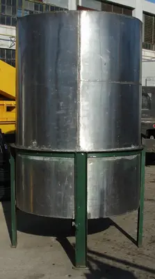 SPC9220  Tank 600 gallon vertical tank, Stainless Steel, flat