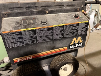 Used MI-T-M 3000 PSI HEATED POWER WASHER -  ELECTRIC Pressure Washers Michigan US | Miedema Asset Management Group #1304352