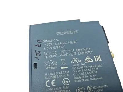 USED SIEMENS SIMATIC ET 200SP DIGITAL INPUT MODULE DI 16X 24VDC