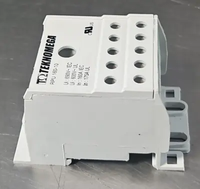 Teknomega RPU 160-10 Power Distribution Terminal Block loc4B11