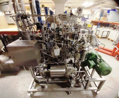 Westfalia CSC 6-06-476 hydro-hermetic clarifier skid, 316L SS.