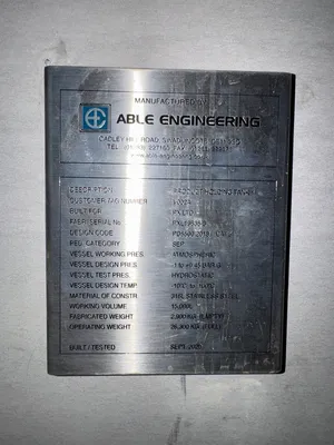Used 2020 Able Engineering 15,000  LITRE Stainless Steel Tanks GB | Perry Equipment #1464132