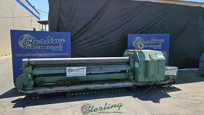 Used BERTSCH #8-B Plate Bending Rolls including Pinch California US | Sterling Machinery Exchange #1467064
