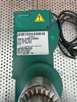 USED CHEMGLASS DIGITAL OVERHEAD STIRRER HOMOGENIZER 50 - 2000 RPM