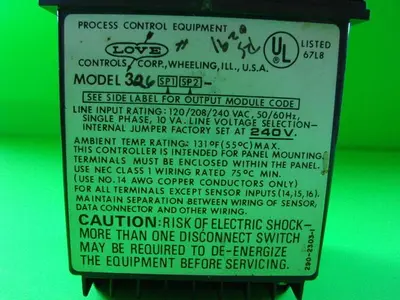 USED LOVE CONTROLS 326-SP1-SP2