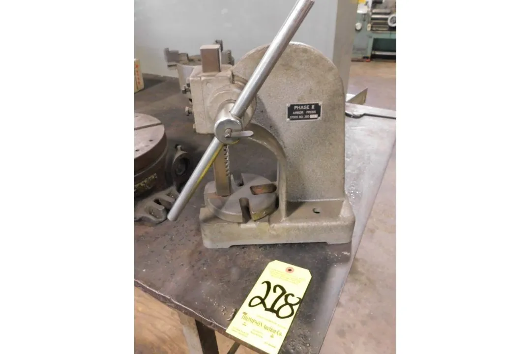Used _UNKNOWN_ _UNKNOWN_ Arbor Presses Ohio US | Thompson Auctioneers #1554027