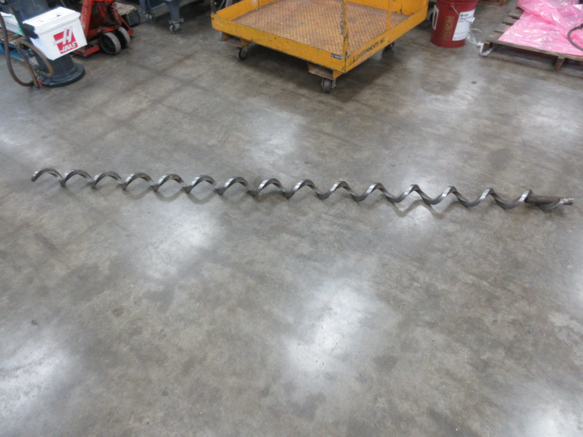 USED 2013 USED HAAS PARTS AND TOOLING VM-3 110" CHIP AUGER SCREW