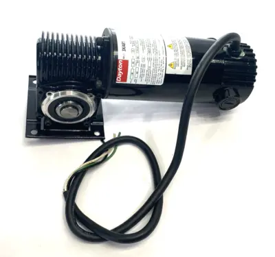 Used Dayton Right Angle DC Gearmotor 90VDC, TENV, 40 RPM, 82 in-lb Max Torque Gearmotors Michigan US | Maverick Industrial Sales #1394515