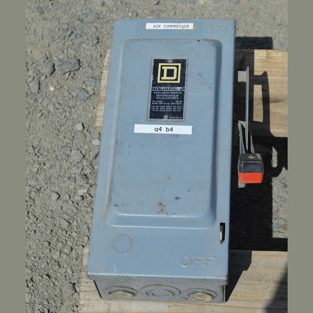 Square D 30 Amp Non-Fusible Disconnect