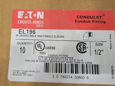 NEW CROUSE-HINDS EL196