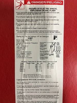 Used Square D H367 Relays & Switches Ohio US | Equipment Recovery Corp. #1330692