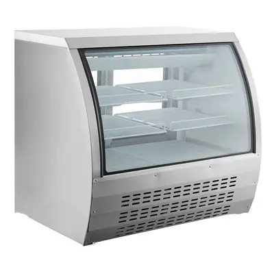 New | in-Stock ELITE DC120-SS-HC Display Refrigerators Florida US | BAM Discount Restaurant Equipment #1296443