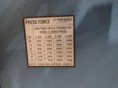 USED AIR-HYDRAULICS C-300