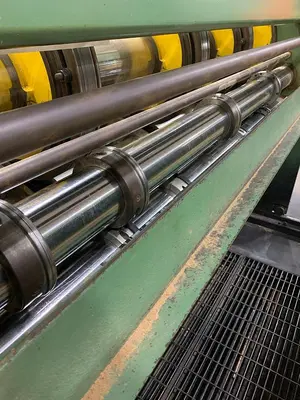 66″ x 85″ Staley 2 color Rotary Die Cutter with Slotting section