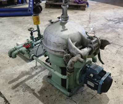 Alfa-Laval MAB 104B-24 oil purifier, SS.