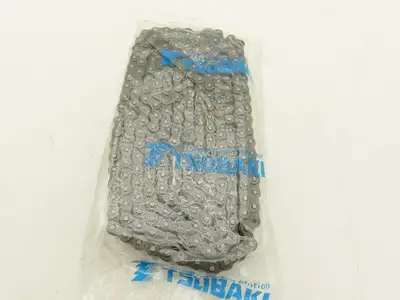 Tsubaki #40Roller Chain Riveted 10' Length 240 Links