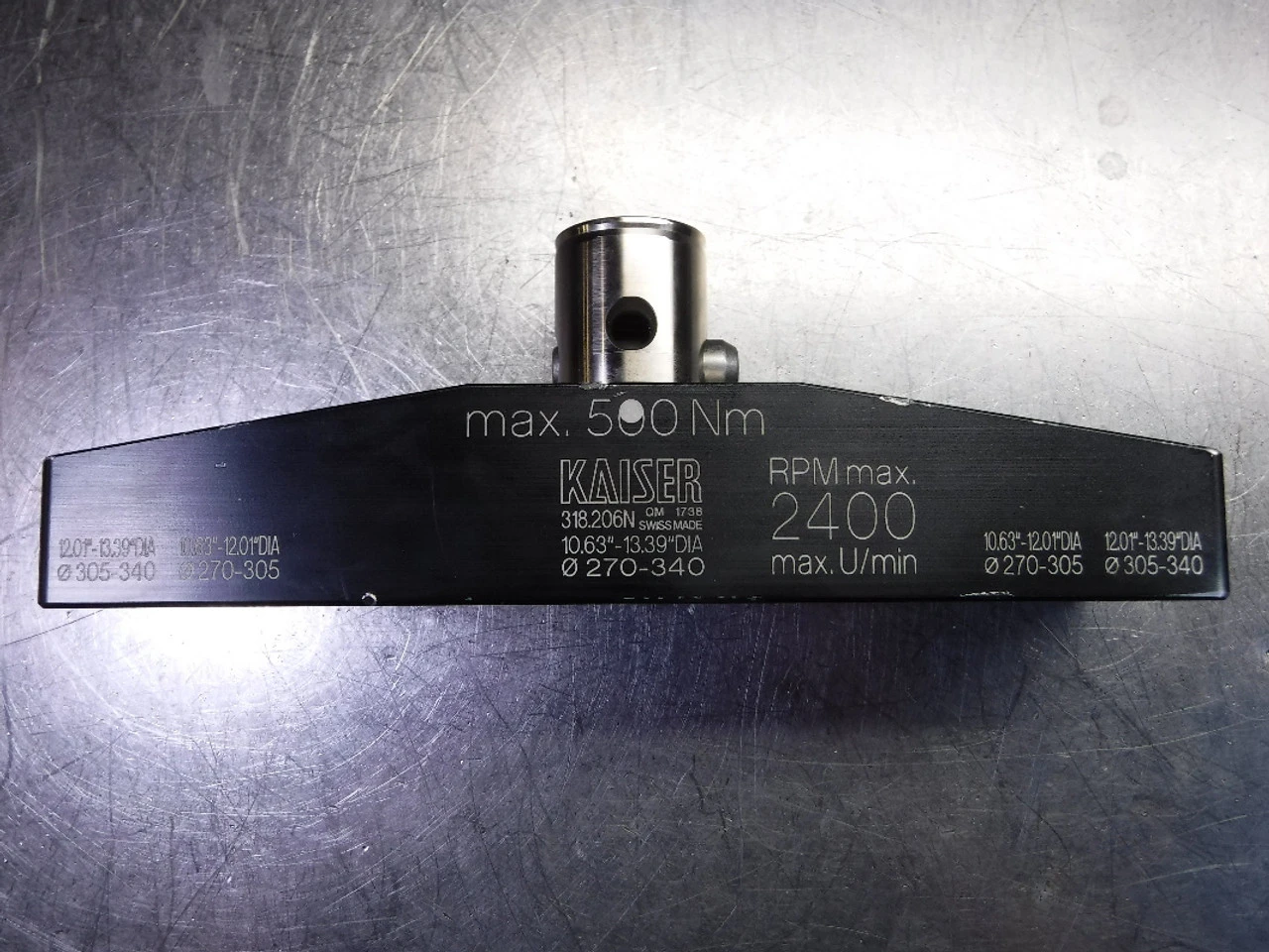 Kaiser KAB6 Aluminum Bridge Bar/Boring Adapter 10.318.206N (LOC334)