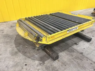 60" X 48" 4000 LB ECONO LIFT HYDRAULIC SCISSOR LIFT TABLE WITH ROTARY TOP: STOCK #20957