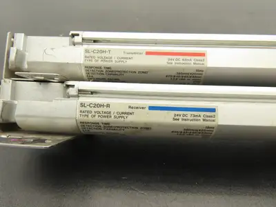 Keyence SL-C20H-R|SL-C20H-T Light Curtain Transmitter Receiver Set 380mm 24VDC
