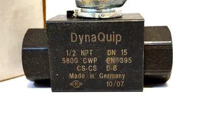 NEW DYNAQUIP 6CX24 BALL VALVE