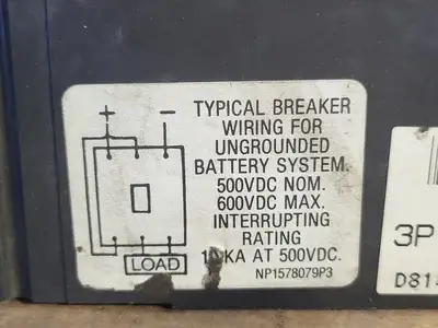 Used GENERAL ELECTRIC TED136015 Switchgears British Columbia CA | Lenmark #477722