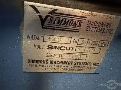 USED NILES-SIMMONS SIMCUT S180