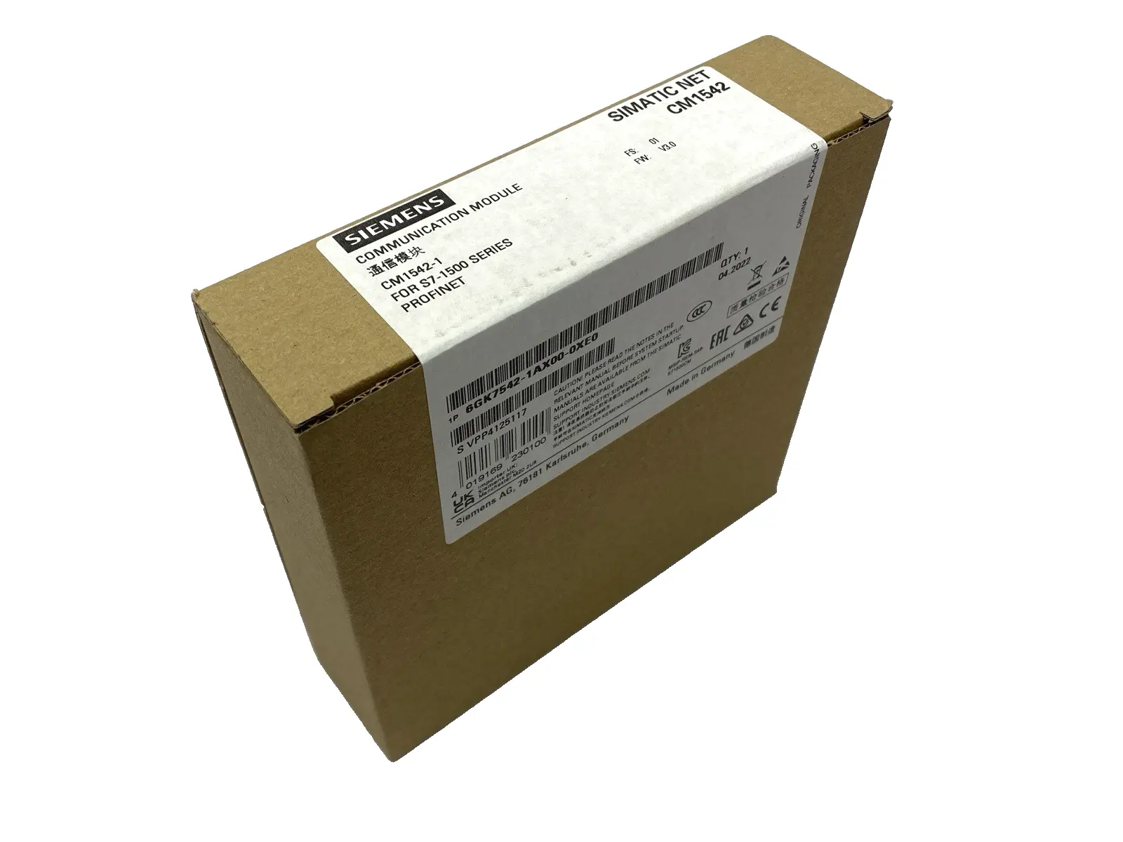 USED SIEMENS SIMATIC S7-1500 COMMUNICATION MODULE CM1542-1