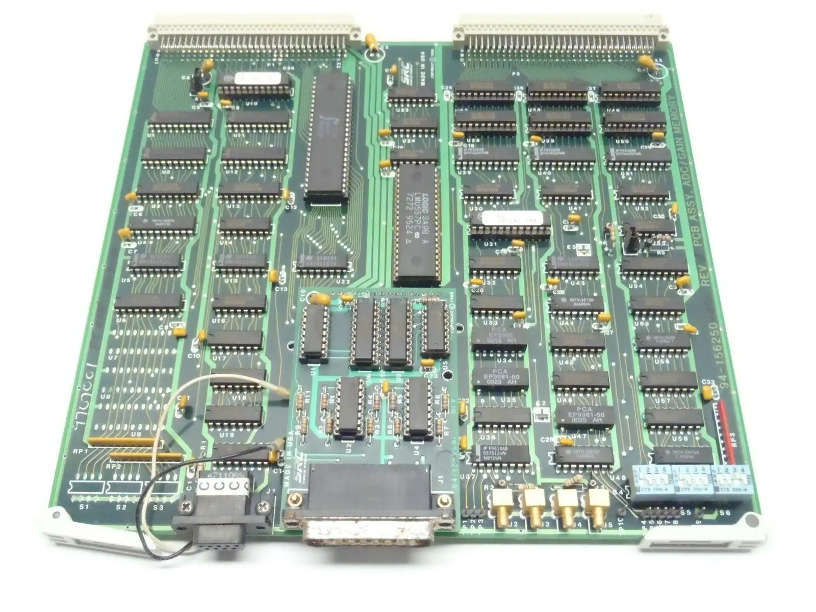 94-156250-071 REV A 56-156249-001 REV 1 | Simco Ramic SRC 94-156250-071 REV A PCB Assy ADC/Gain Memory 56-156249-001 REV 1 - Used