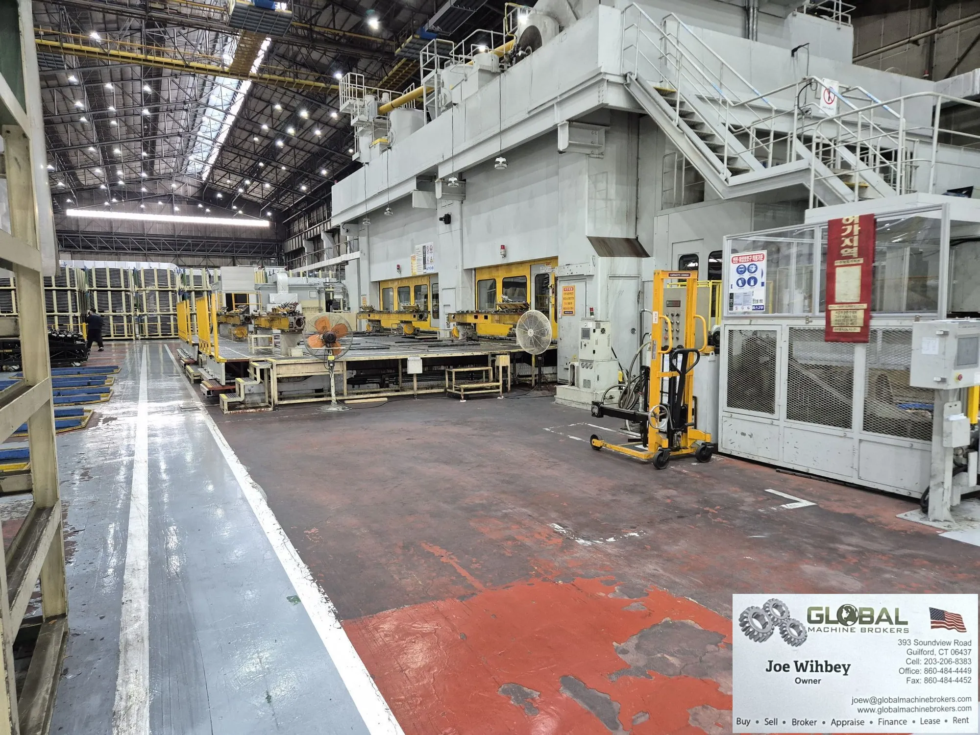 Danly 3500 Ton 5-Station Transfer Press Line w/ 3d Feeder, Destacker, ADC
