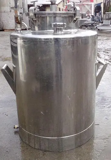 Tank, 50 Gallon, 316 Stainless Steel, 23" x 27", FT/FB, Less drive, #S742872