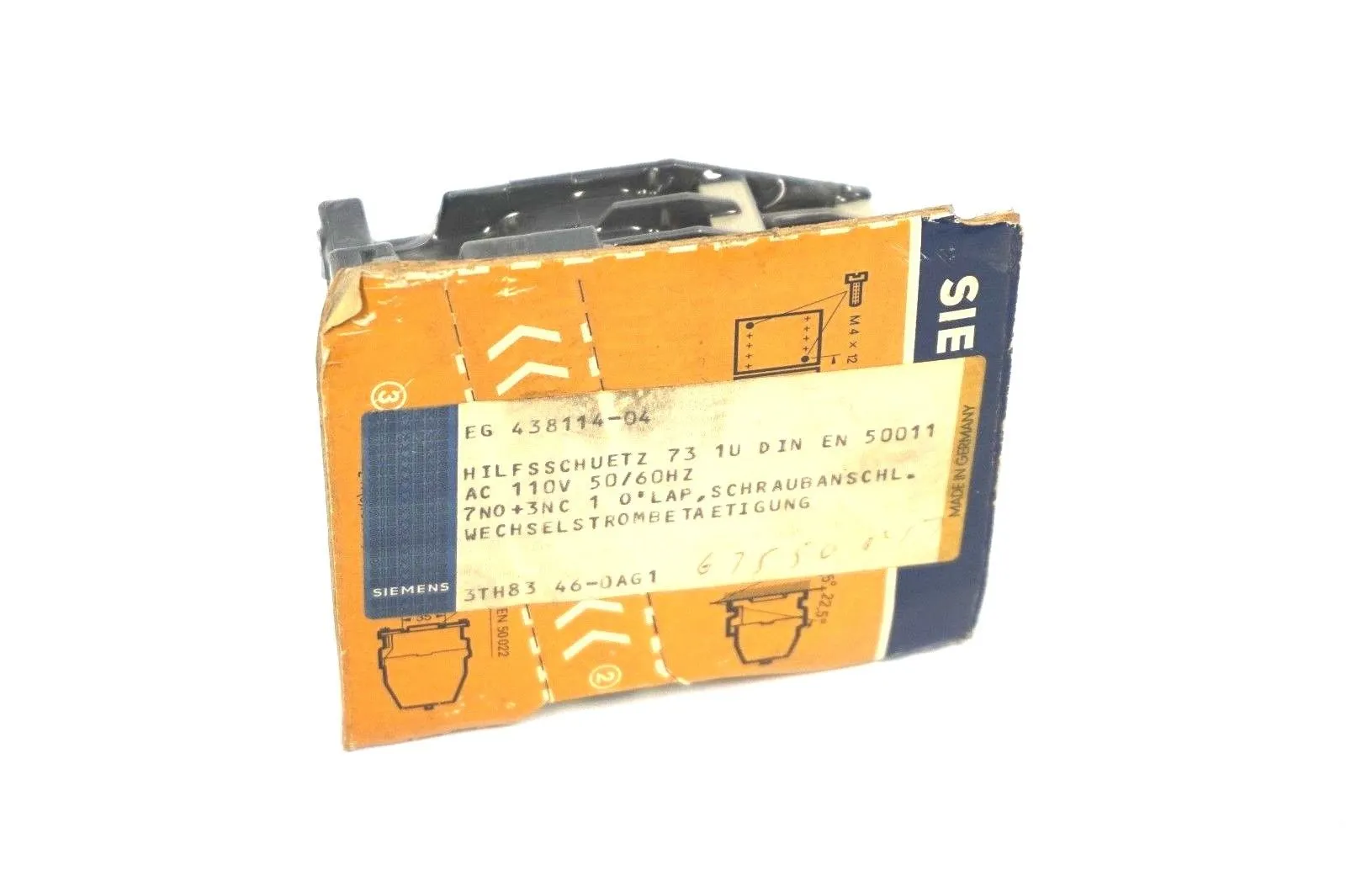 NEW SIEMENS 3TH83 CONTACTOR