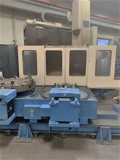 Used 1984 MAZAK MEGATURN A12 W/2 PALLETS Horizontal Table Type Boring Mills Ohio US | ABL Technology LLC #443236