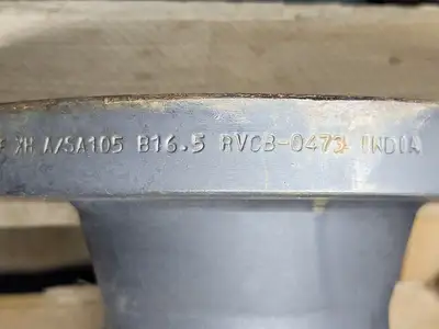 16" Class 150 Pipe Flanged Ends w/ Baffle Plate and 3" Branch Connections