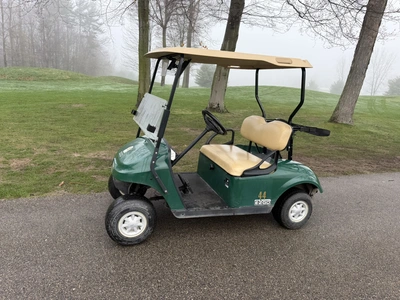 (1) 2017 E-Z-Go golf cart with a Kawasaki gas engine, model 625111G01, does not include Club canopy,...