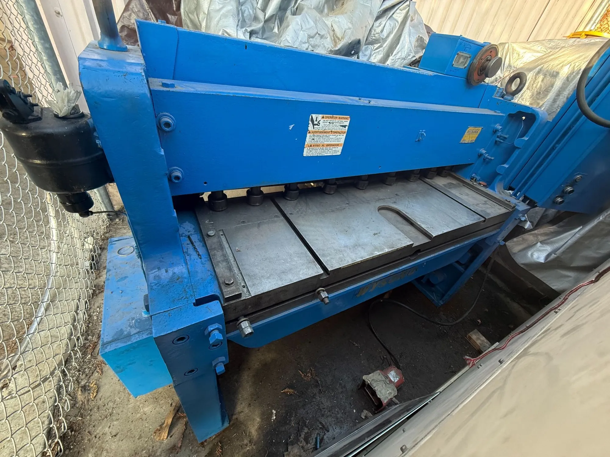 Used WYSONG 1052 Power Squaring Shears (Gauge) California US | Heavy Wall Consulting #1547782