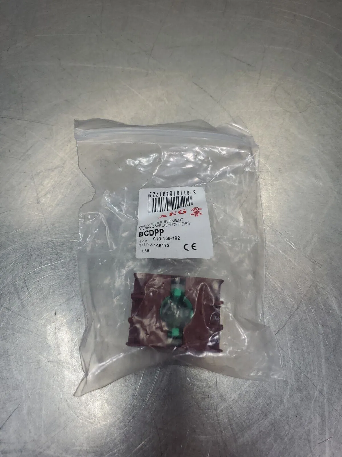 AEG BCDPP Bistabiles Element Push-On/Push-Off Module. 4E-5