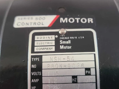 Used Bodine Bodine NSH-54 Motors (misc) California US | Amiron Machinery #725485