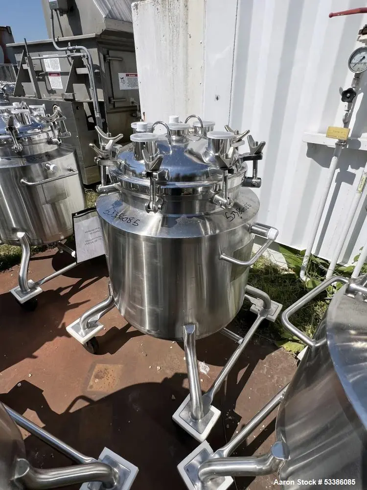 Buy Used Jacketed Tank – Precision Stainless, 103L, Dished Top & Bottom