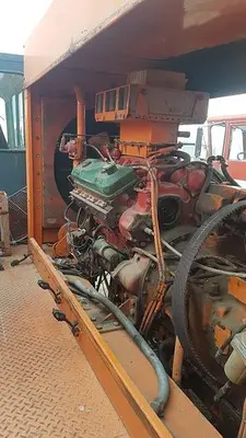 USED 2001 FRONTIER 4 AXLE CARRIER STYLE OILFIELD PUMP / KILL TRUCK