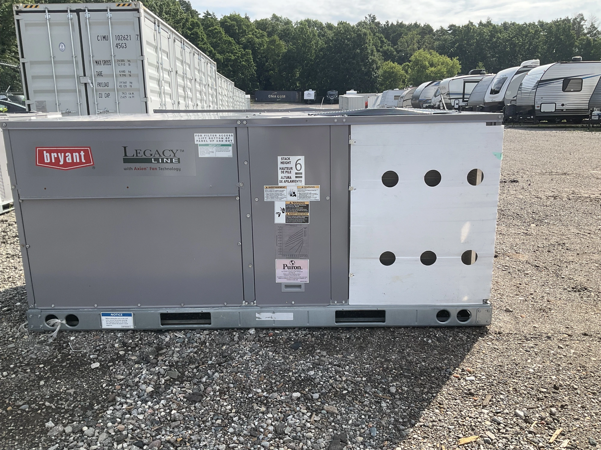 Used BRYANT CRPWREXH HVAC Parts and Equipment Michigan US | Miedema Asset Management Group #1411131