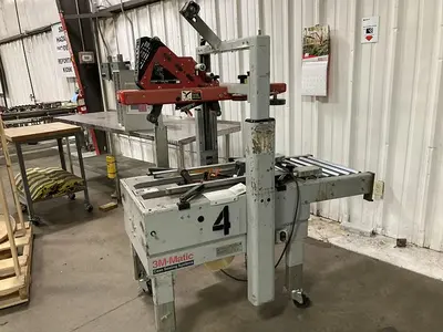 3M-Matic 200A Carton Sealer Adjustable Case Sealing System 115V Top Bottom Taper