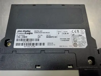 USED Allen-Bradley 1756-CNB/D CAT Rev L01 F/W 5.38.40