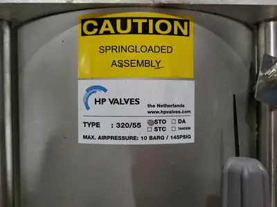 USED HP VALVES/KEY VALVE TECHNOLOGIES 320/55